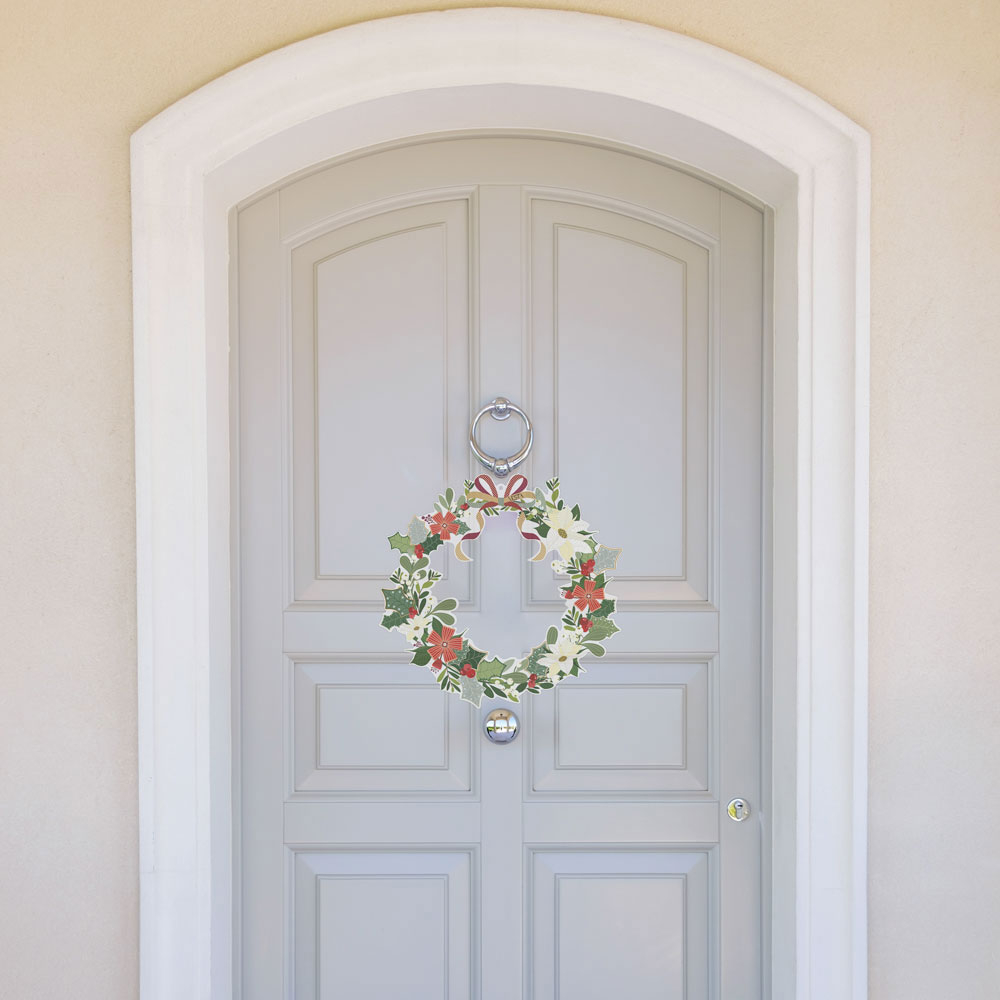 Welcome - Ghirlanda rustica per bambini in lino vintage per la docc